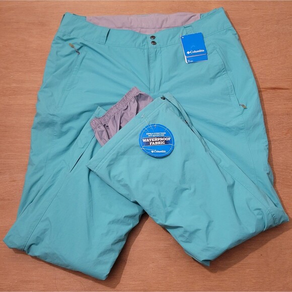 NWT Columbia Modern Mountain 2.0 Insulated Ski Snow Pants Women's Size 1X Blue - Picture 2 of 16